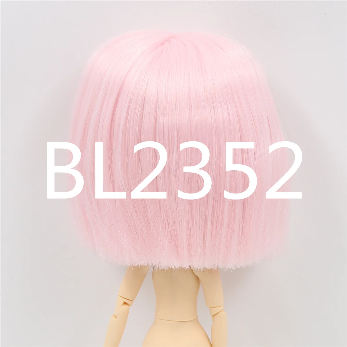 DBS blyth doll icy doll rbl scalp and dome short hair wig toy accessory for DIY custom doll anime blonde hair black hair