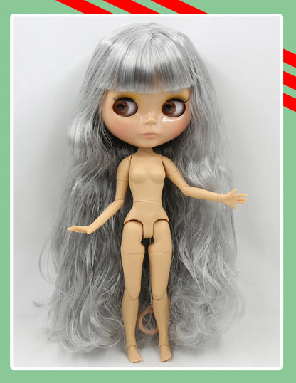ICY DBS Blyth Doll 1/6 BJD Joint Body White Skin Tan Skin Dark Skin Matte Face Nude Doll 30cm Anime Toy Girls Gift