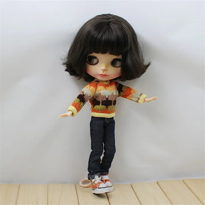 ICY DBS Blyth doll Colorful Sweater Toy Clothes Anime Outfits