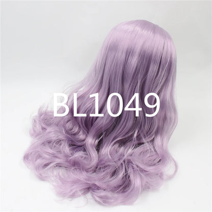 DBS blyth doll icy wig rbl scalp and dome for customized doll diy accessories anime white skin blue hair tan skin dark skin