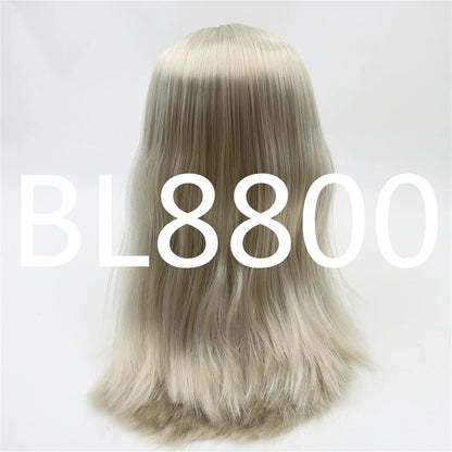 DBS blyth doll icy wig rbl scalp and dome straight hair anime toy purple hair silver hair blonde hair