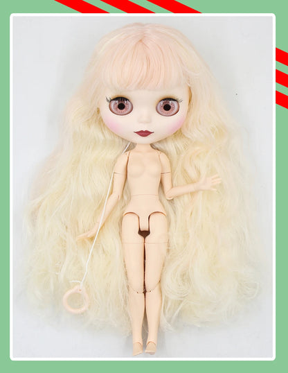 ICY DBS Blyth Doll 1/6 BJD Joint Body White Skin Tan Skin Dark Skin Matte Face Nude Doll 30cm Anime Toy Girls Gift