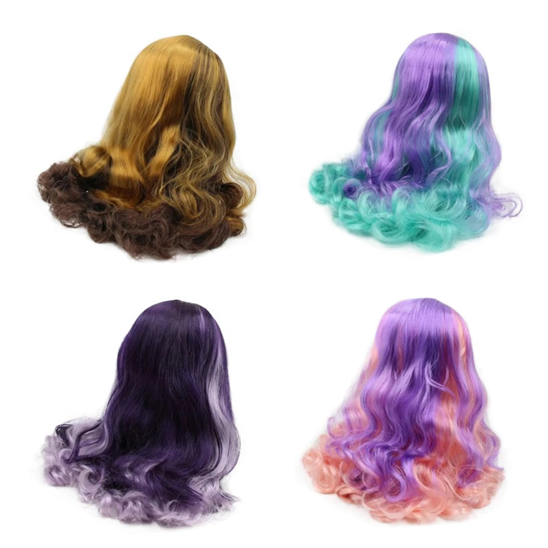 DBS blyth doll icy wig only rbl scalp and dome hair for custom DIY anime mix hair blonde hair white skin tan skin dark skin toy
