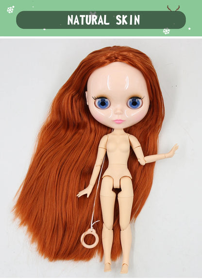 ICY DBS Blyth Doll 1/6 BJD Joint Body White Skin Tan Skin Dark Skin Matte Face Nude Doll 30cm Anime Toy Girls Gift