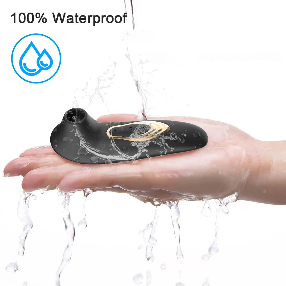 Powerful Clit Sucker Vacuum Vibrator Clitoris Sucking Nipple Sucking Tongue Vibrating Oral Licking Sex Toys for Adult Women