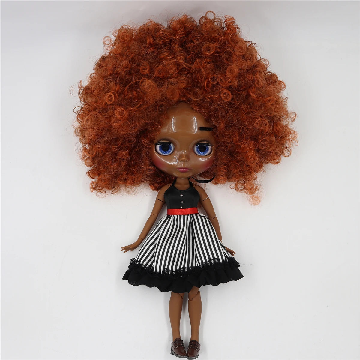 ICY DBS Blyth Doll Toy blyth doll joint body super black skin bjd 30cm doll for DIY custom doll anime girls