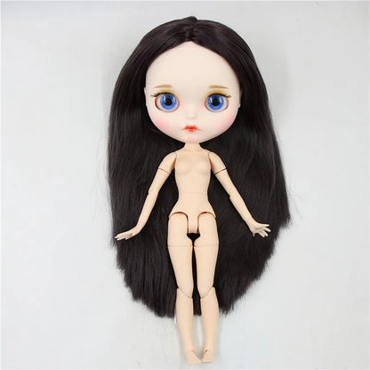 ICY DBS Blyth Doll 1/6 30cm toy bjd joint body matte face nude doll white skin random eyes colors anime girls