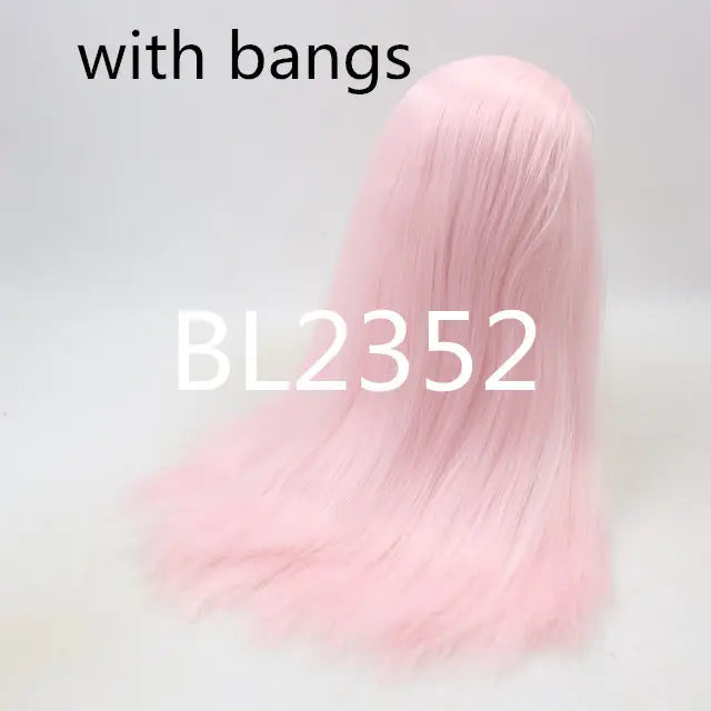 DBS blyth doll icy wig only rbl scalp and dome straight hair for DIY custom doll anime toy white skin tan skin dark skin