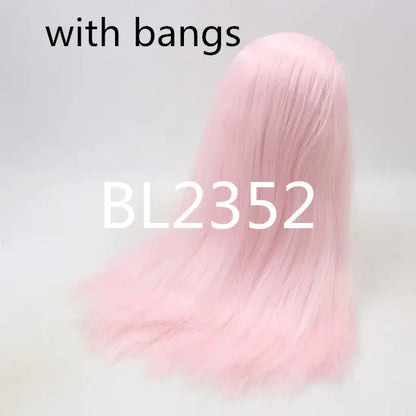 DBS blyth doll icy wig only rbl scalp and dome straight hair for DIY custom doll anime toy white skin tan skin dark skin