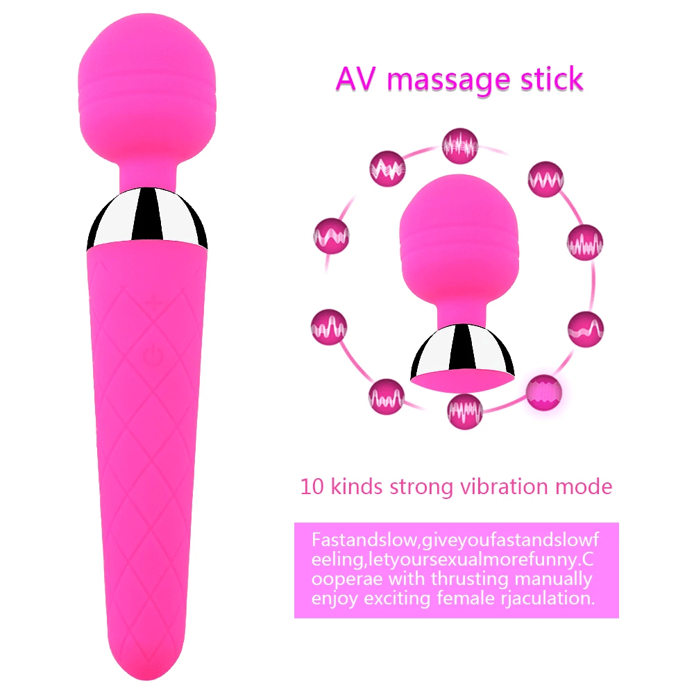 MwOiiOwM USB Rechargeable Microphone G-spot Vibrator Massager Waterproof Dual Vibration Sex Toys for Women Adult Product 4 Color