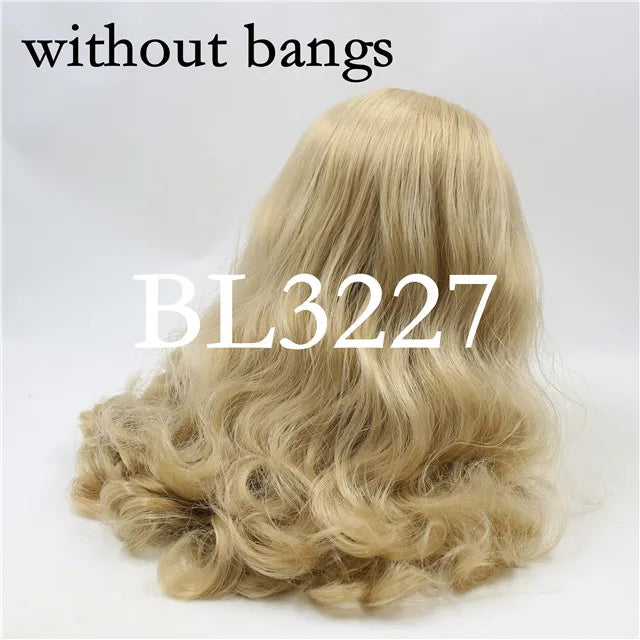DBS blyth doll icy wig rbl scalp and dome for customized doll diy accessories anime white skin blue hair tan skin dark skin