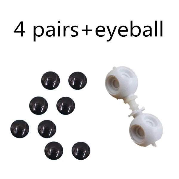 DBS blyth doll toy black plastic eyechips about 14mm, DIY Doll Eyes patch/pupil for custom doll DIY