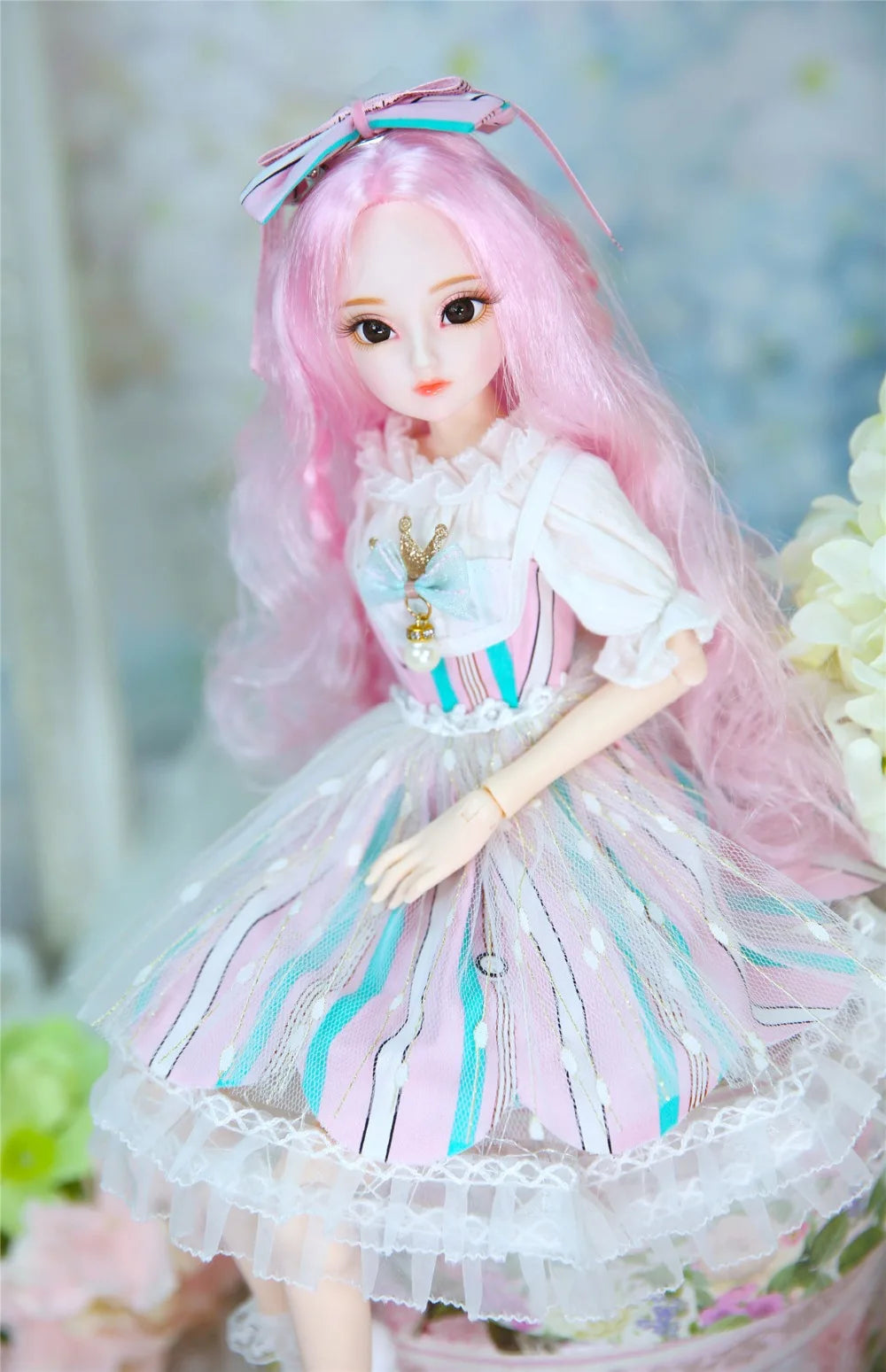 DBS 1/4 BJD DQ doll Diary Queen 45cm princess including clothes diary and handset