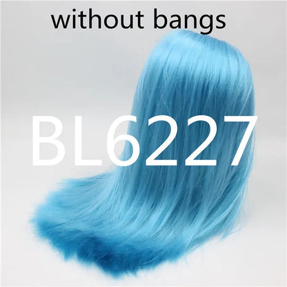 DBS blyth doll icy TOY RBL scalp dome wig hair for DIY doll custom toy blue hair grey hair pink hair anime