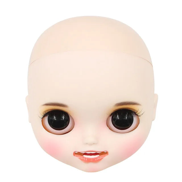 DBS Blyth doll bald head customized matte face white skin DIY custom DOLL anime girls
