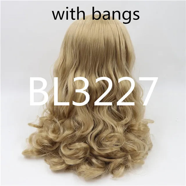DBS blyth doll icy wig only rbl scalp and dome wavy hair DIY doll accessory