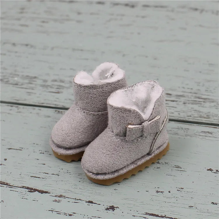 ICY DBS Blyth doll toys shoes winter boots snow shoes about 3.5cm toy shoes
