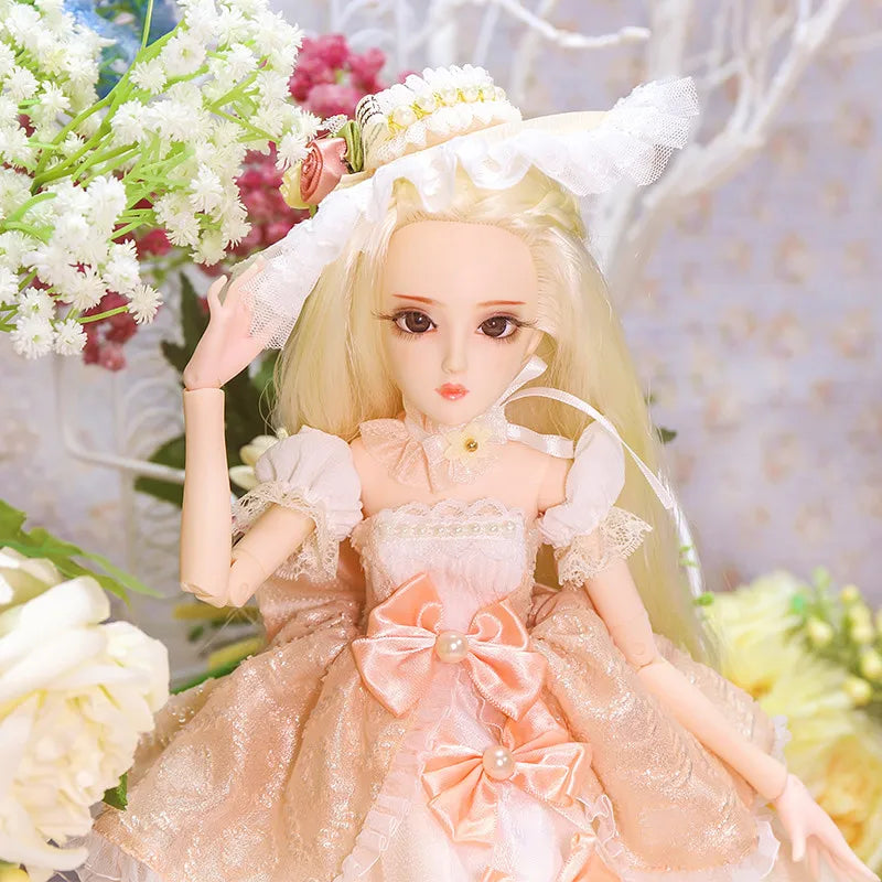 DBS 1/4 BJD DQ doll Diary Queen 45cm princess including clothes diary and handset