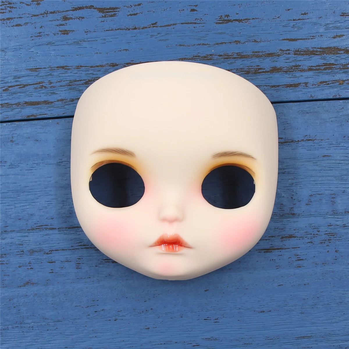 blyth doll customized faceplate DIY matte face lips carves eyebrow handwork hand-painted face