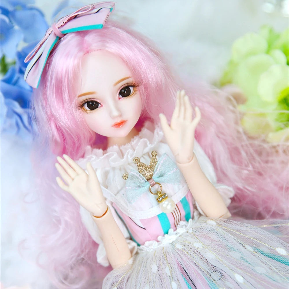 DBS 1/4 BJD DQ doll Diary Queen 45cm princess including clothes diary and handset