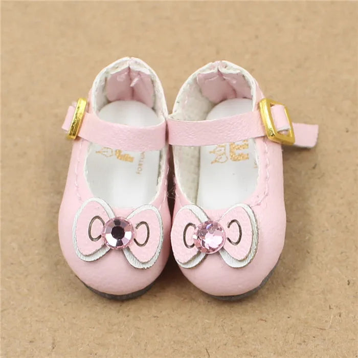 ICY DBS Blyth doll joint body shoes cat bow 2.5cm toy shoes anime cute shoes for doll girls
