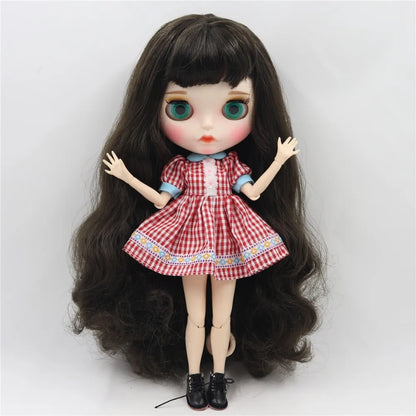 ICY DBS Blyth Doll 1/6 toy bjd matte face customized face joint body custom doll 30cm girls gift anime