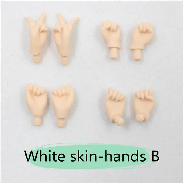 DBS blyth doll body white skin joint body 21cm toy body