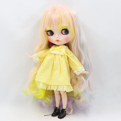 ICY DBS Blyth Doll 1/6 toy bjd matte face customized face joint body custom doll 30cm girls gift anime