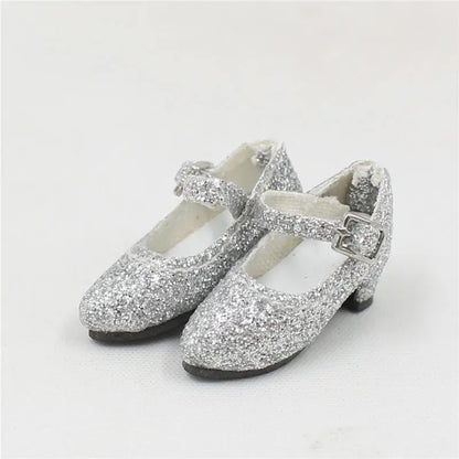 ICY DBS Blyth doll joint body shoes bling bling elegant High heels toy shoes