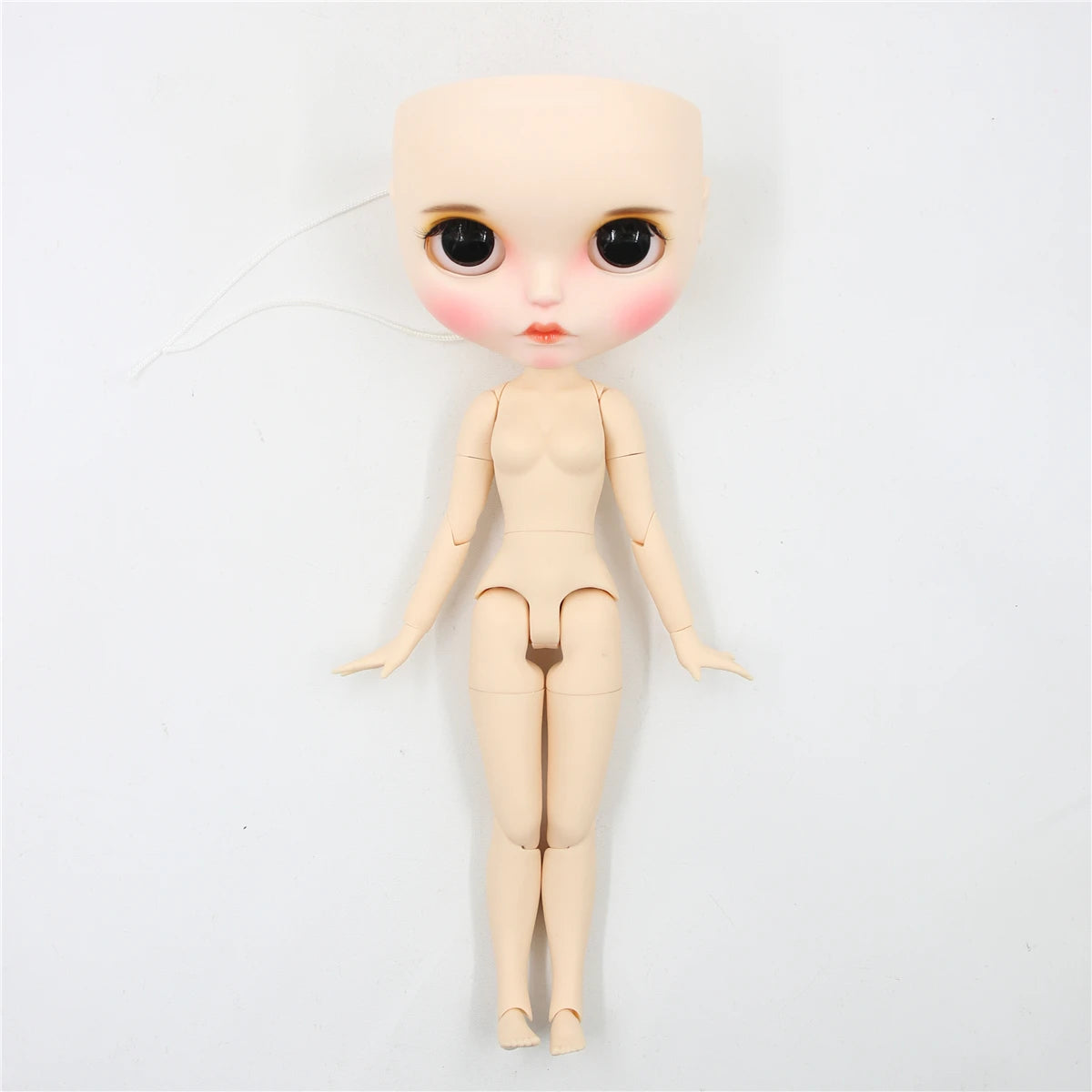 DBS Blyth doll bald head customized matte face white skin DIY custom DOLL anime girls