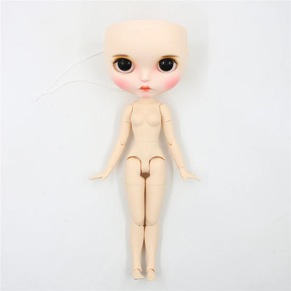 DBS Blyth doll bald head customized matte face white skin DIY custom DOLL anime girls
