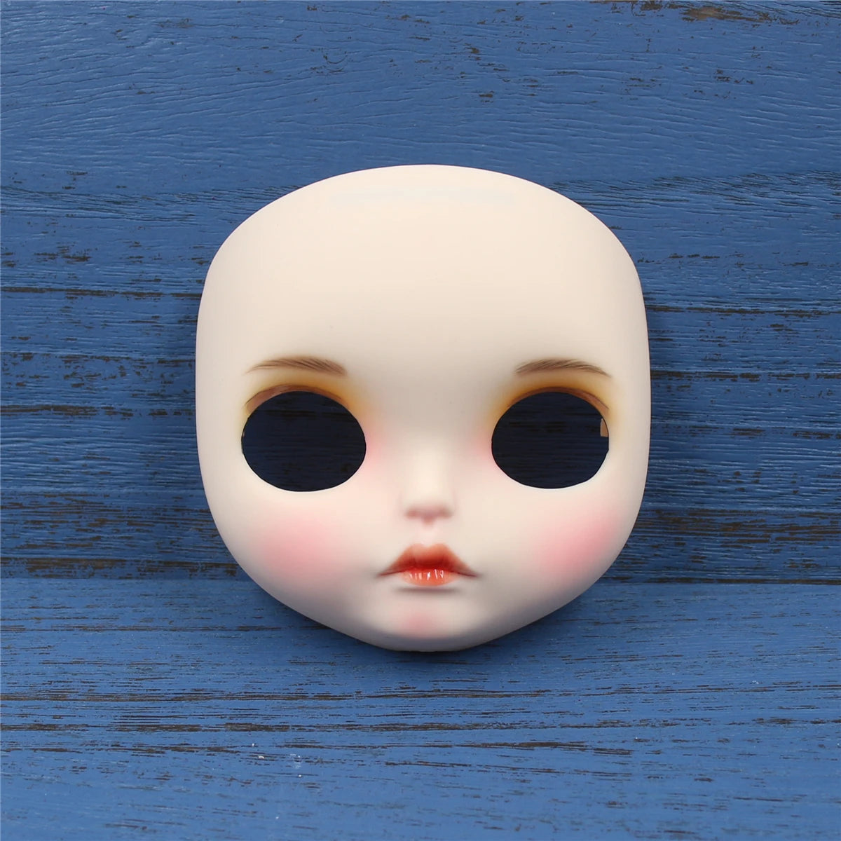 blyth doll customized faceplate DIY matte face lips carves eyebrow handwork hand-painted face