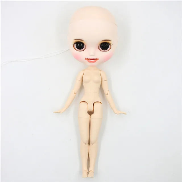 DBS Blyth doll bald head customized matte face white skin DIY custom DOLL anime girls