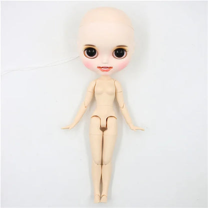 DBS Blyth doll bald head customized matte face white skin DIY custom DOLL anime girls