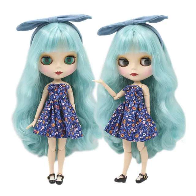 ICY DBS Blyth Doll combination doll with clothes shoes matte face shiny face 1/6 bjd 30cm anime toy girls gift