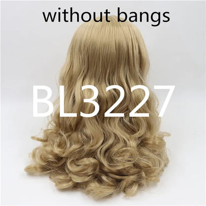 DBS blyth doll icy wig only rbl scalp and dome wavy hair DIY doll accessory