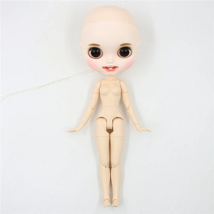 DBS Blyth doll bald head customized matte face white skin DIY custom DOLL anime girls