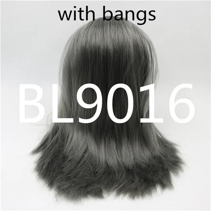 DBS blyth doll icy TOY RBL scalp dome wig hair for DIY doll custom toy blue hair grey hair pink hair anime