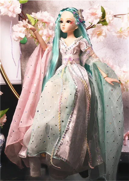 DBS 1/4 BJD DQ doll Diary Queen 45cm princess including clothes diary and handset