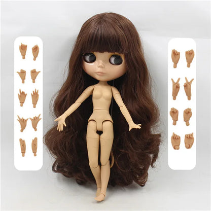 ICY DBS Blyth Doll combination doll with clothes shoes matte face shiny face 1/6 bjd 30cm anime toy girls gift
