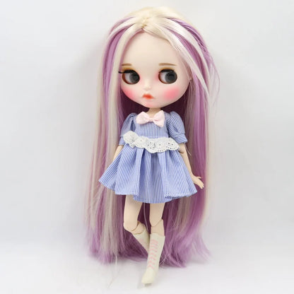 ICY DBS Blyth Doll 1/6 toy bjd matte face customized face joint body custom doll 30cm girls gift anime