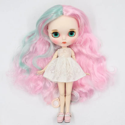 ICY DBS Blyth Doll 1/6 toy bjd matte face customized face joint body custom doll 30cm girls gift anime