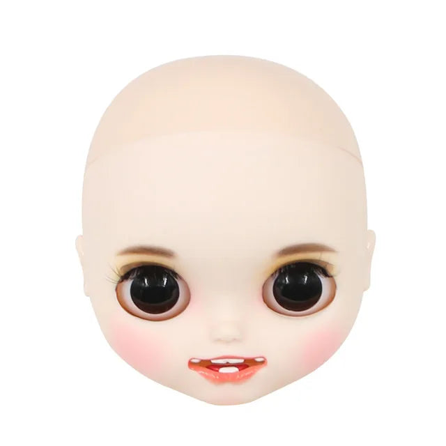 DBS Blyth doll bald head customized matte face white skin DIY custom DOLL anime girls