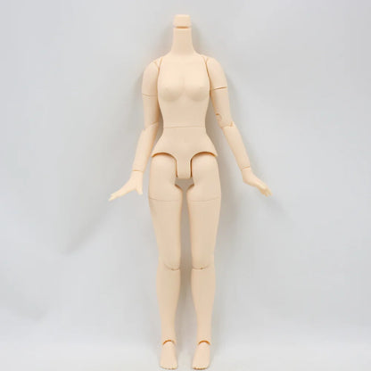 DBS blyth doll body white skin joint body 21cm toy body