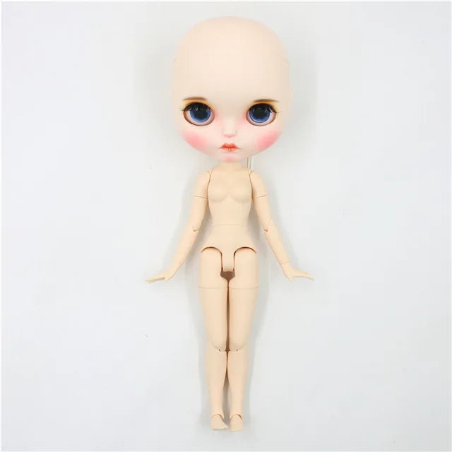 DBS Blyth doll bald head customized matte face white skin DIY custom DOLL anime girls