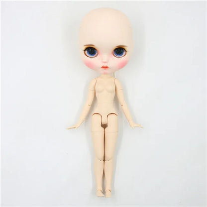 DBS Blyth doll bald head customized matte face white skin DIY custom DOLL anime girls