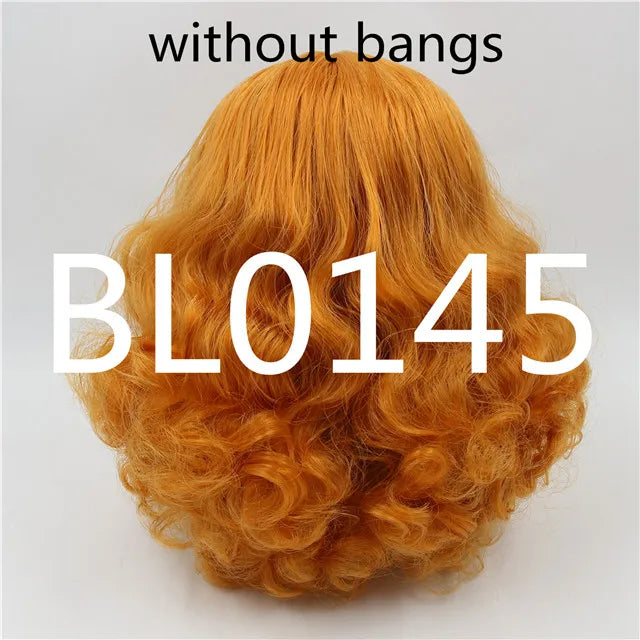 DBS factory blyth doll icy RBL scalp dome wig hair RED HAIR PINK HAIR ORANGE HAIR for DIY toy custom doll