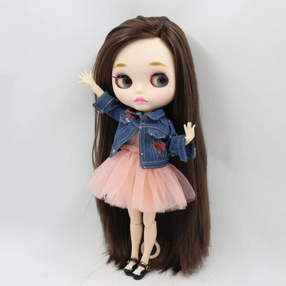 ICY DBS Blyth Doll combination doll with clothes shoes matte face shiny face 1/6 bjd 30cm anime toy girls gift