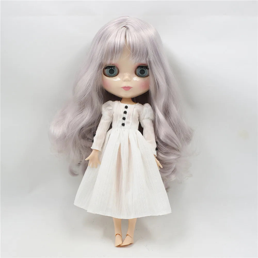 ICY DBS Blyth doll clothes licca body azone body outfits toy white dress