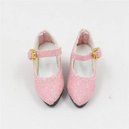 ICY DBS Blyth doll joint body shoes bling bling elegant High heels toy shoes